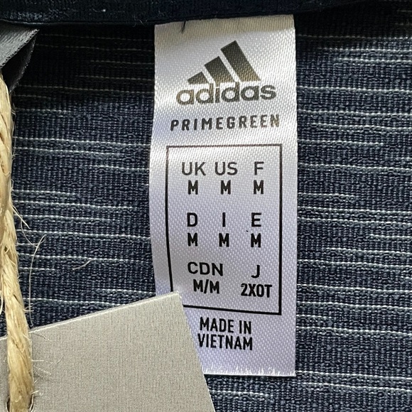 Adidas Space Dye Torrey Pines Sleeveless Golf Shirt Size Medium NWT - Picture 3 of 10